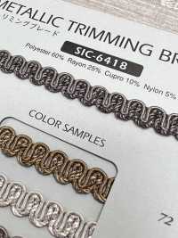 SIC-6418 Antique Metallic Trimming Braid[Ribbon Tape Cord] SHINDO(SIC) Sub Photo
