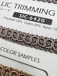 SIC-6420 Antique Metallic Trimming Braid[Ribbon Tape Cord] SHINDO(SIC) Sub Photo