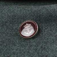 EX258 Metal Buttons For Domestic Suits And Jackets Silver / Red Yamamoto(EXCY) Sub Photo