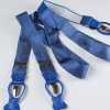 VAR-030 BRETELLE &amp; BRACES Silk Suspenders Blue