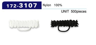 172-3107 Button Loop Braid Type Horizontal 22mm (500 Pieces)[Button Loop Frog Button] DARIN