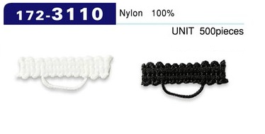 172-3110 Button Loop Braid Type Horizontal 25mm (500 Pieces)[Button Loop Frog Button] DARIN
