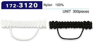 172-3120 Button Loop Braid Type Horizontal 33mm (300 Pieces)[Button Loop Frog Button] DARIN