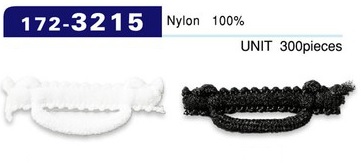 172-3215 Button Loop Woolly Nylon Type Horizontal 30mm (300 Pieces)[Button Loop Frog Button] DARIN