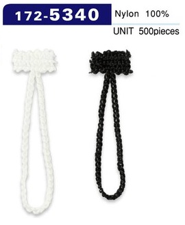 172-5340 Button Loop Chain Cord Type Overall Length 52 Mm (500 Pieces)[Button Loop Frog Button] DARIN