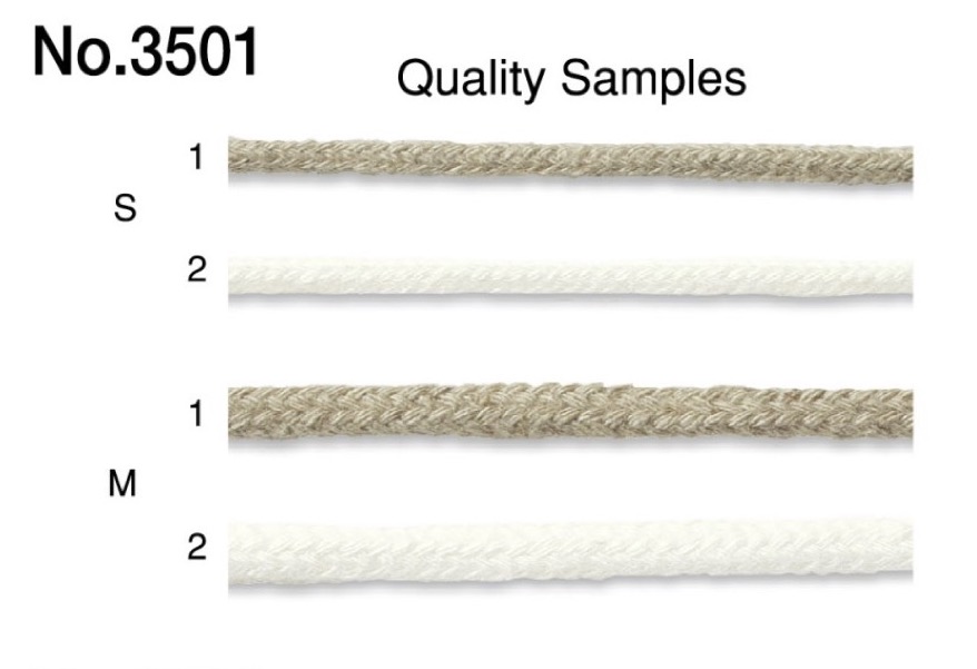 3501 Linen Blend Cord[Ribbon Tape Cord] ROSE BRAND (Marushin)