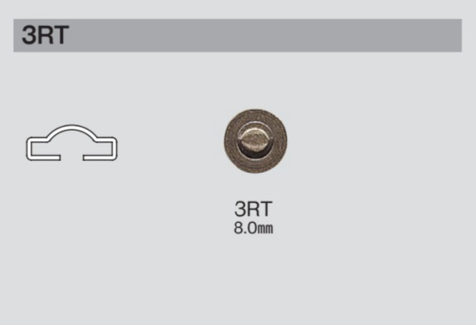 3RT 3RT Robust No Pattern[Press Fastener/ Eyelet Washer] Morito