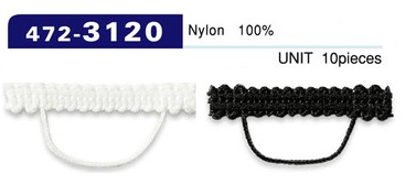 472-3120 Button Loop Braid Type Horizontal 33mm (10 Pieces)[Button Loop Frog Button] DARIN