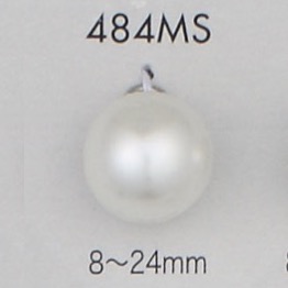 484MS Pearl-like Urea Material With Half-ring Shank Button DAIYA BUTTON