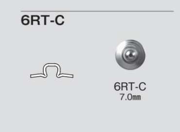 6RT-C 6RT-C Robust No Pattern Y-leg Only[Press Fastener/ Eyelet Washer] Morito