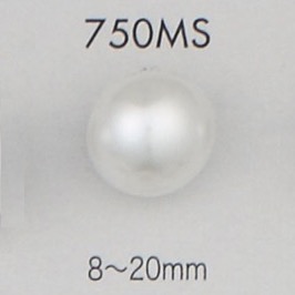 750MS Pearl-like Urea Material With Half-ring Shank Button DAIYA BUTTON