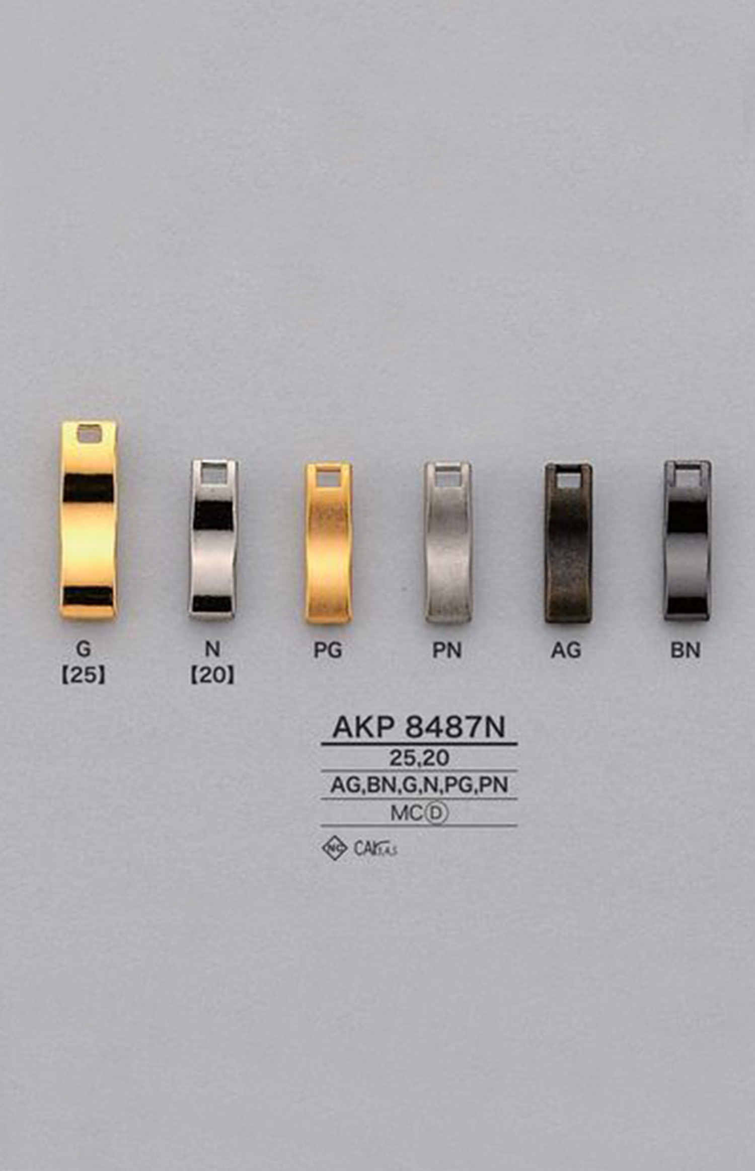 AKP8487N Zipper Point (Pull Tab) IRIS