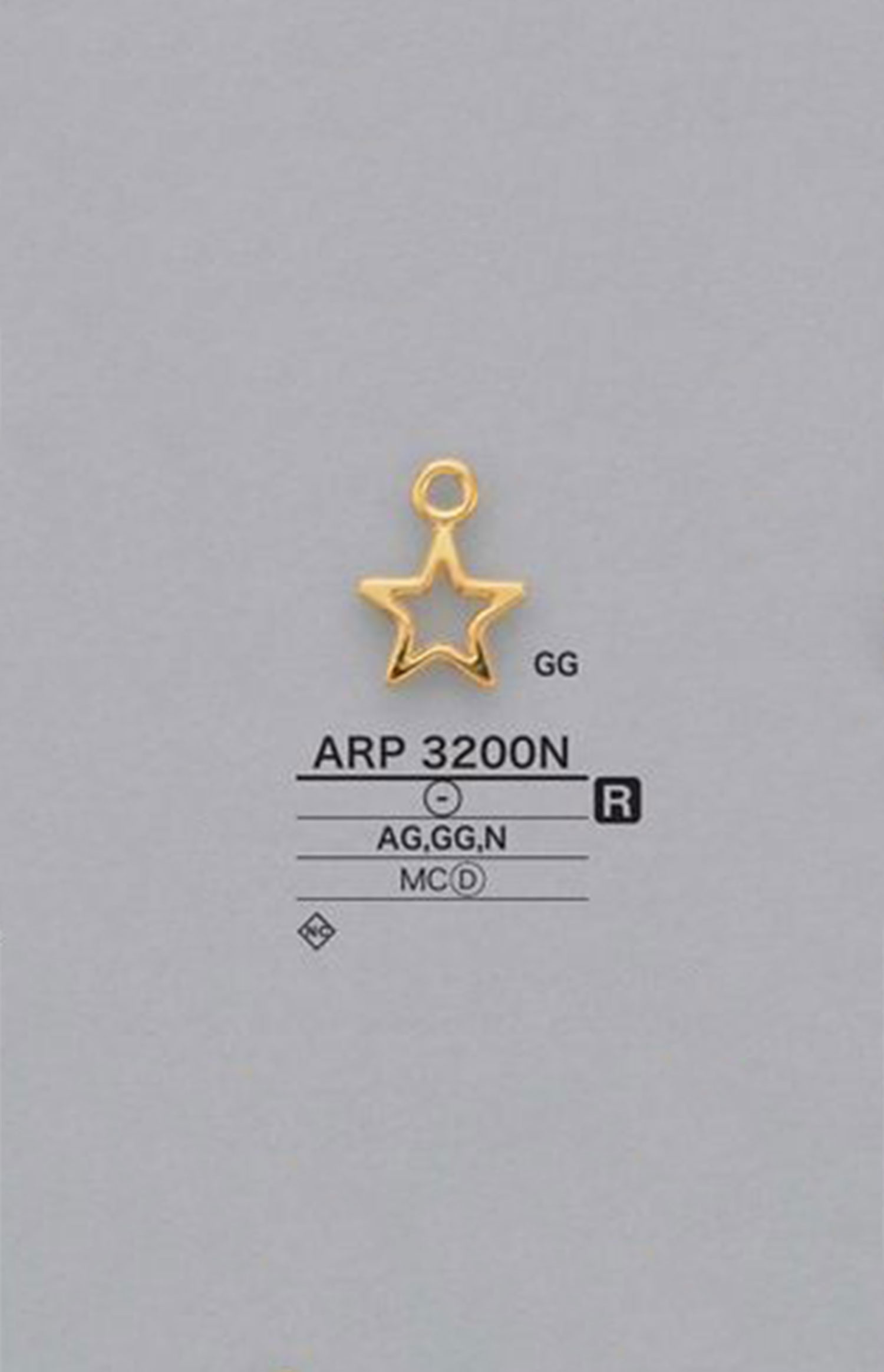 ARP3200N Star-shaped Motif Parts[Miscellaneous Goods And Others] IRIS