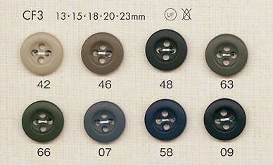 CF3 Adult Simple 4-hole Polyester Button DAIYA BUTTON