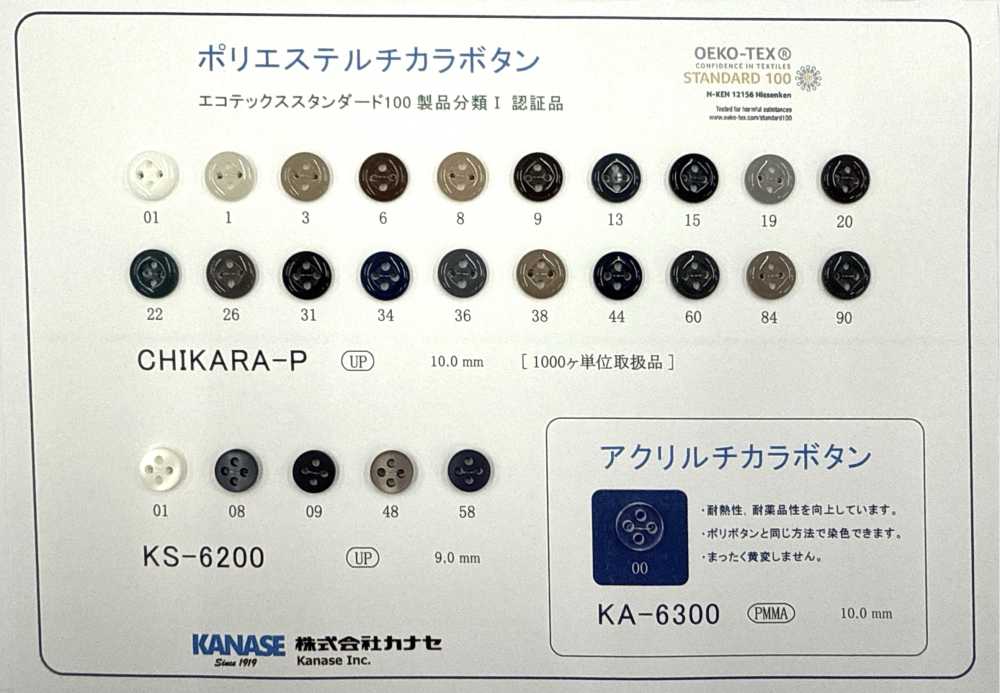 CHIKARAP Polyester Power Button