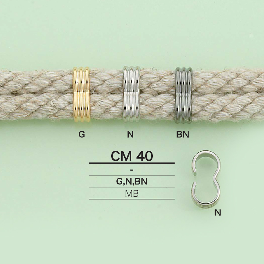 CM40 Arch Metal Fittings[Buckles And Ring] IRIS