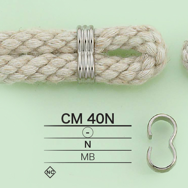 CM40N Arch Metal Fittings Compatible With Needle Detector[Buckles And Ring] IRIS