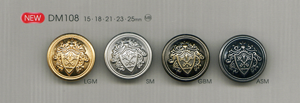 DM108 Elegant Luxury Jacket Metal Buttons DAIYA BUTTON