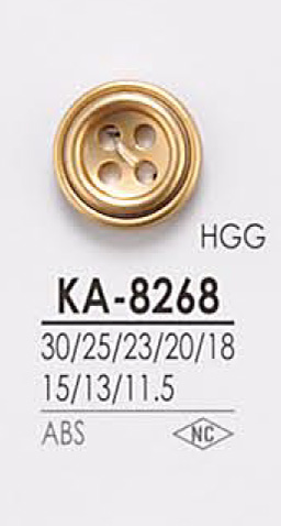 KA8268 4-hole Metal Button IRIS