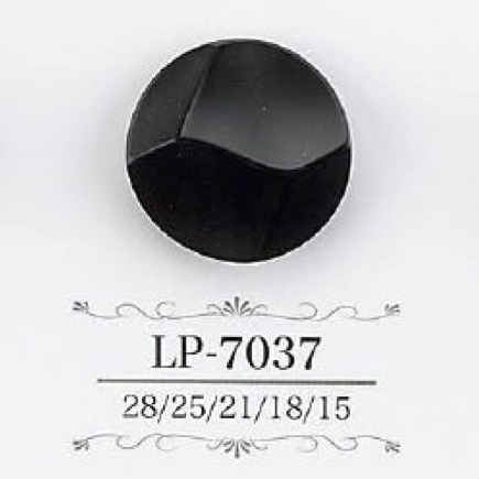 LP7037 Casein Resin Tunnel Half-ring Shank Button IRIS