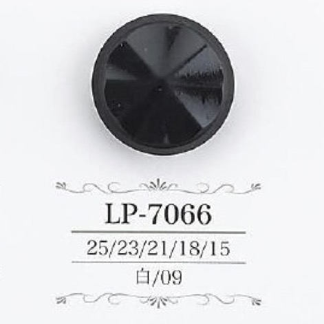 LP7066 Casein Resin Tunnel Half-ring Shank Button IRIS