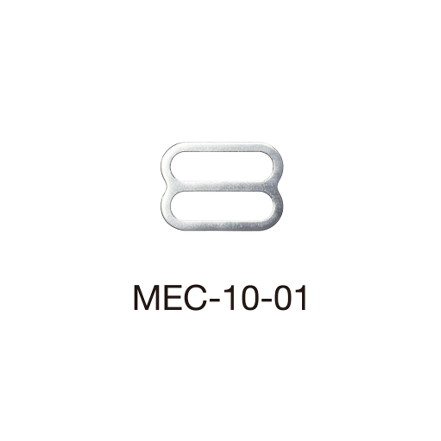 MEC10-01 Bra Strap Adjuster For Thin Fabric 10mm * Needle Detector Compatible[Buckles And Ring] Morito