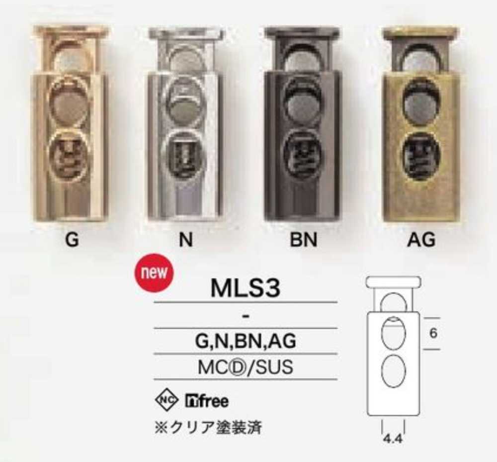 MLS3 Stainless Steel Die-cast Cord Lock[Buckles And Ring] IRIS