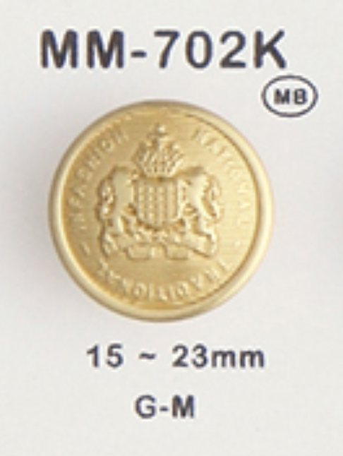 MM702K Metal Button DAIYA BUTTON