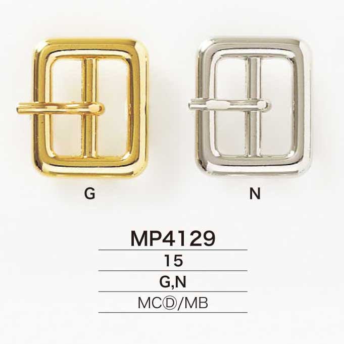 MP4129 Die-cast/brass Through-type Buckle[Buckles And Ring]