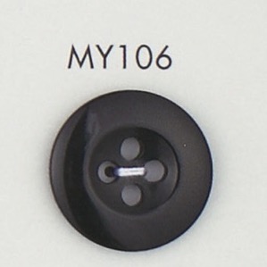 MY106 Polyester Resin Bordered 4-hole Button DAIYA BUTTON