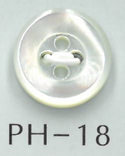 PH18 4-hole Hollow Shell Button Sakamoto Saji Shoten