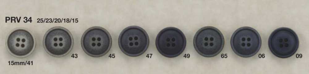 PRV34 Made Of Urea Resin 4-hole Button IRIS