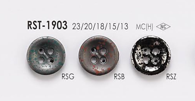 RST1903 4-hole Metal Button For Jackets And Suits IRIS