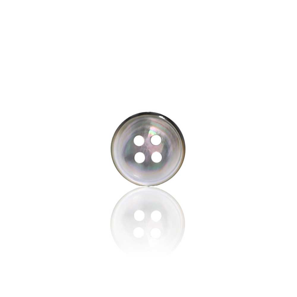 SB1024 Mother Of Pearl Shell Lipped Shell Button With 4 Holes On The Front IRIS