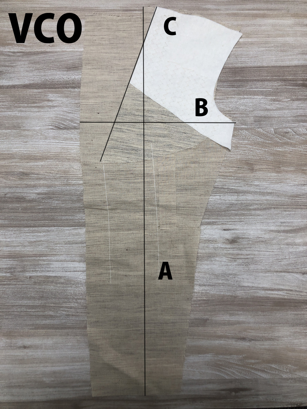 VCO High-quality Pre-cut Haircloth Interlining For Men Okura Shoji