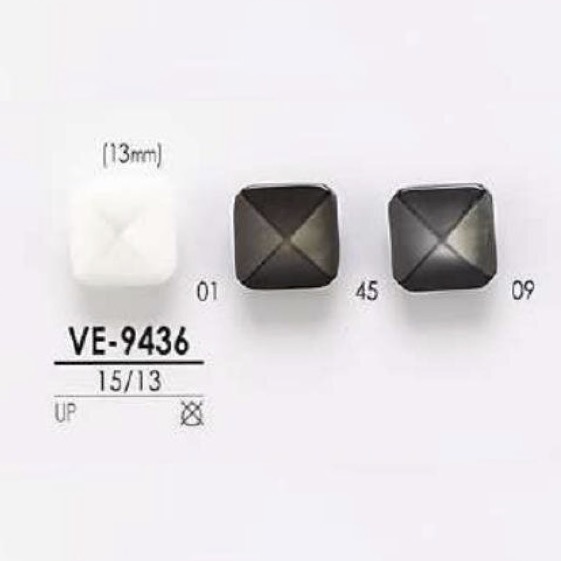 VE9436 Polyester Resin Stick Foot Button IRIS