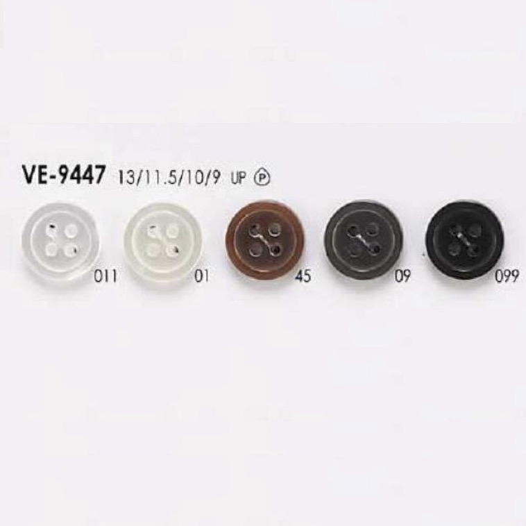 VE9447 Polyester Resin 4-hole Button IRIS