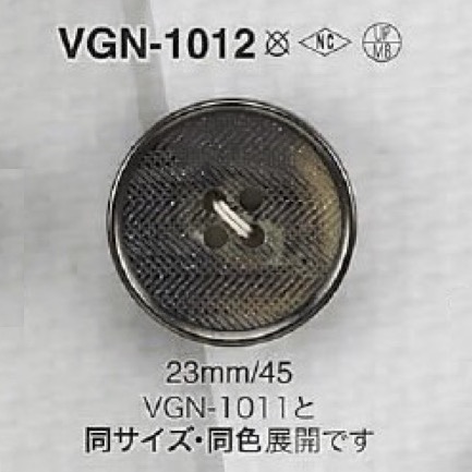 VGN1012 Polyester Resin/brass 4-hole Button IRIS