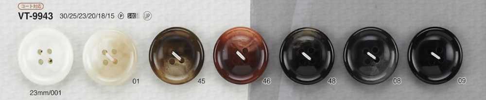 VT9943 Polyester Resin 4-hole Button IRIS