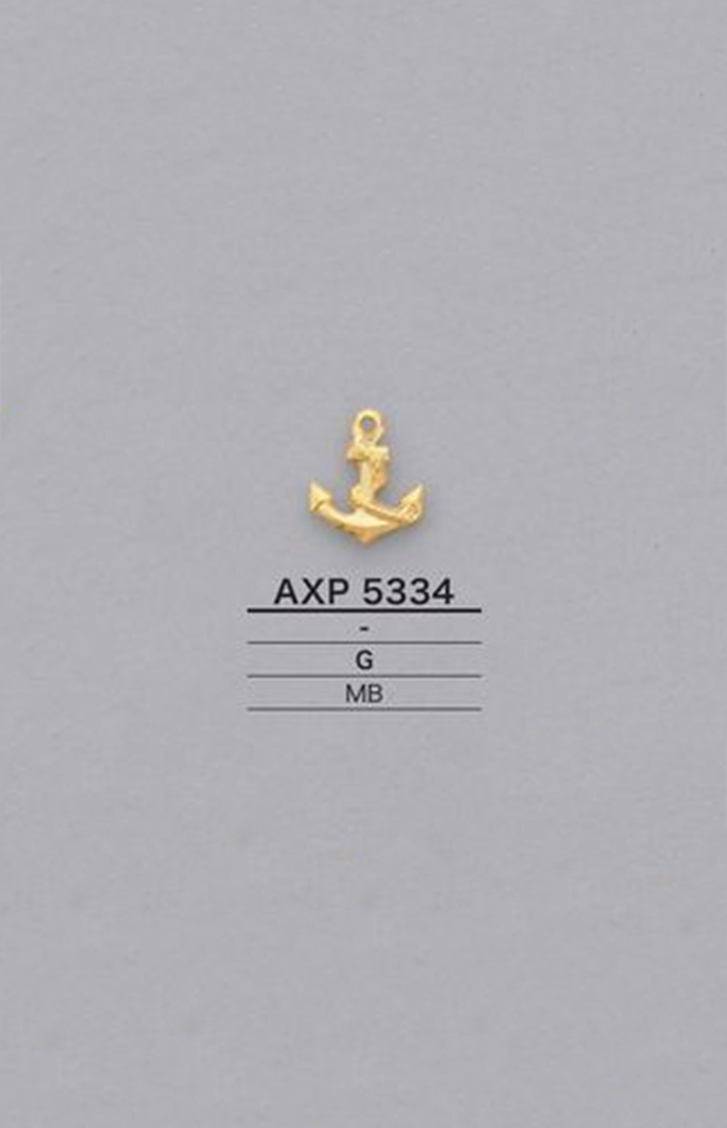 AXP5334 Ikari-shaped Motif Parts[Miscellaneous Goods And Others] IRIS