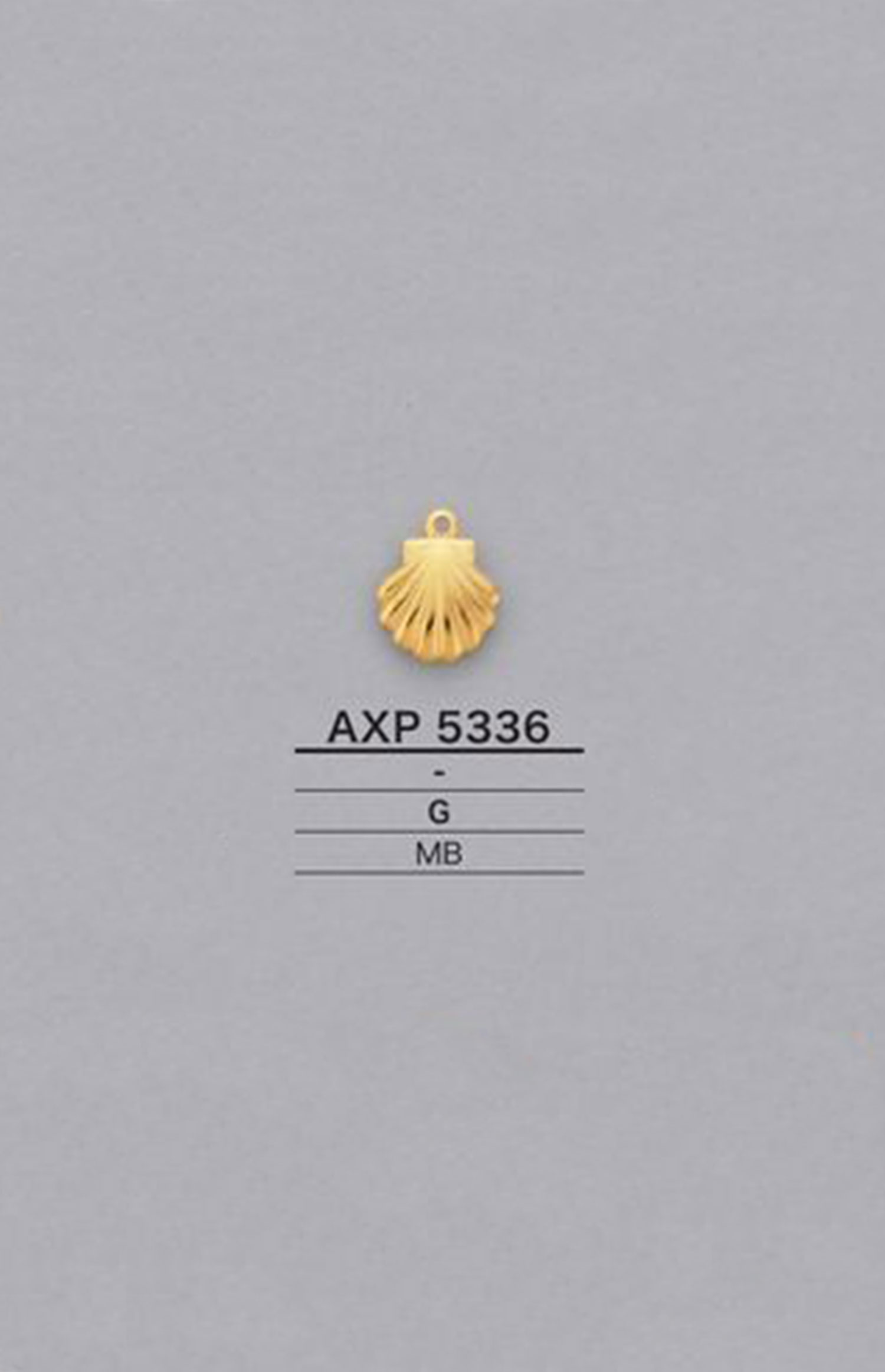 AXP5336 Shell-shaped Motif Parts[Miscellaneous Goods And Others] IRIS