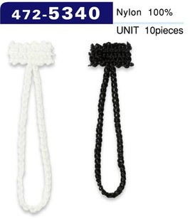 472-5340 Button Loop Chain Cord Type Overall Length 52 Mm (10 Pieces)[Button Loop Frog Button] DARIN