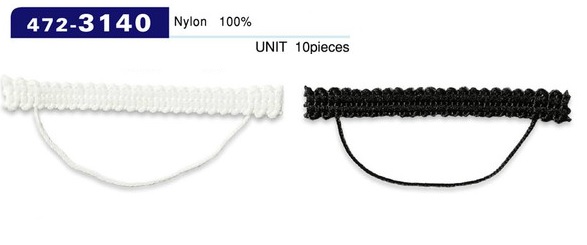 472-3140 Button Loop Braid Type Horizontal 56mm (10 Pieces)[Button Loop Frog Button] DARIN