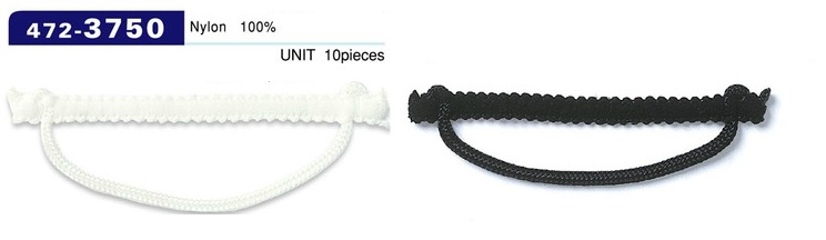 472-3750 Button Loop Braid Type Horizontal String Thick 70mm (10 Pieces)[Button Loop Frog Button] DARIN