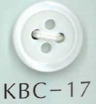 KBC-17 BIANCO SHELL 4 Holes 17 Shell Button Sakamoto Saji Shoten