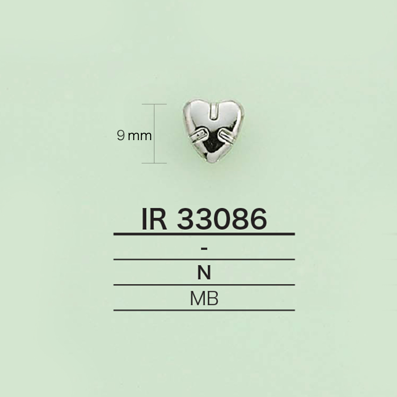 IR33086 Heart-shaped Charm[Miscellaneous Goods And Others] IRIS