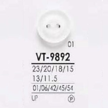 VT9892 Polyester Resin Two-hole Button IRIS