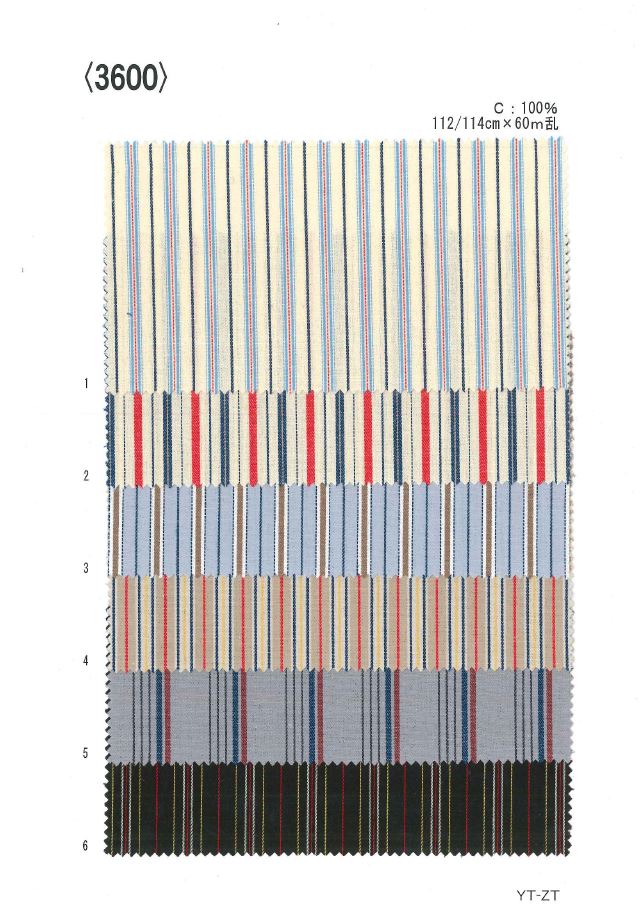 3600 Yarn-dyed Stripe[Textile / Fabric] Ueyama Textile
