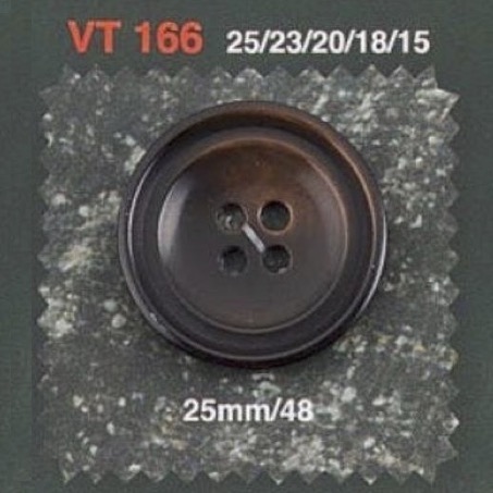 VT166 Polyester Resin 4-hole Button IRIS