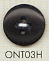 ONT03H Natural Material Corozo Nut 4-hole Button DAIYA BUTTON